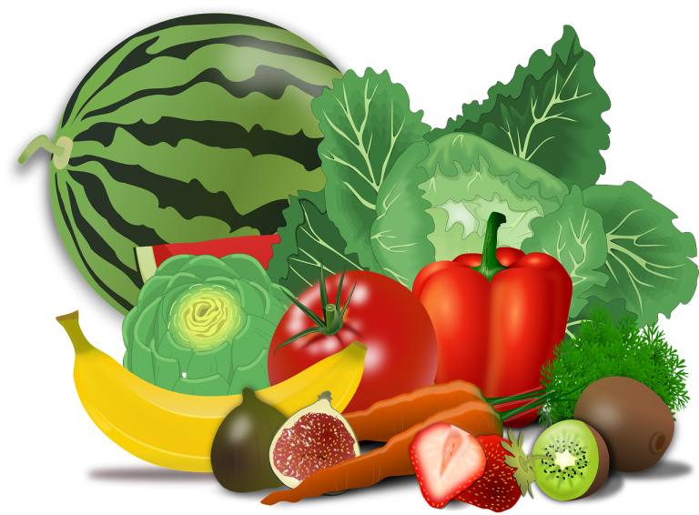 Collection Of Vegetables and Fruits