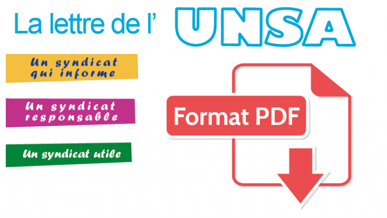 [UNSA] Lettre de l’UNSA n°23 sur le projet de Loi de Transformation de la Fonction Publique