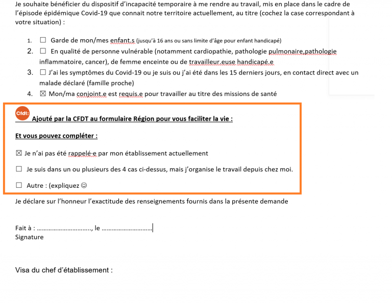 [UNSA] Attention aux faux formulaires administratifs