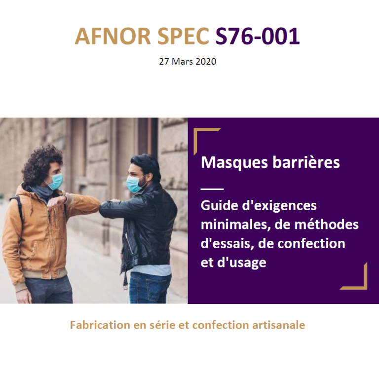 [UNSA] Les normes AFNOR pour les masques