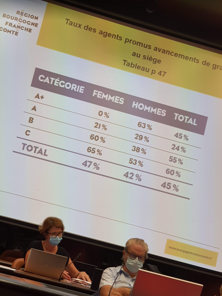 Comité technique du 22 septembre - Bilan Social