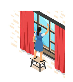 UNSA   ➡  Nettoyage des vitres   ➡  est- ce que j’ai le droit de monter sur un escabeau ?
