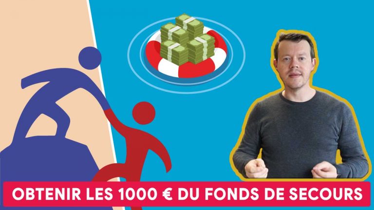 Tadaaaaaa 📹 Comment obtenir les 1000 euros du fonds de secours ?