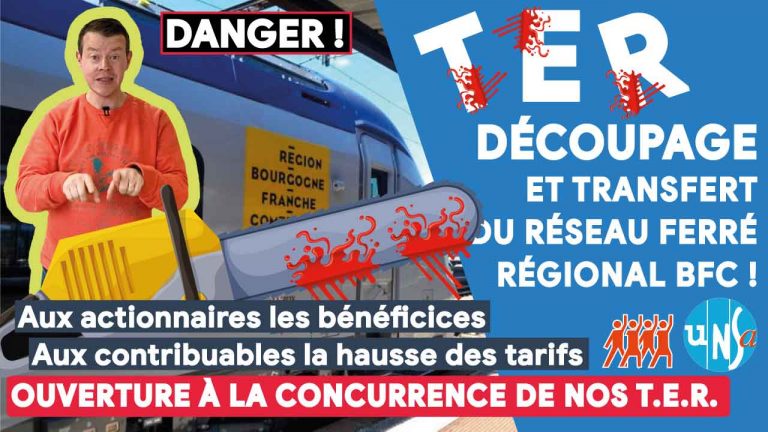 🎬 Tadaaaaaa 📹 #TER BFC #SNCF #ouverture à la concurrence : préparez votre chéquier pour payer la facture !