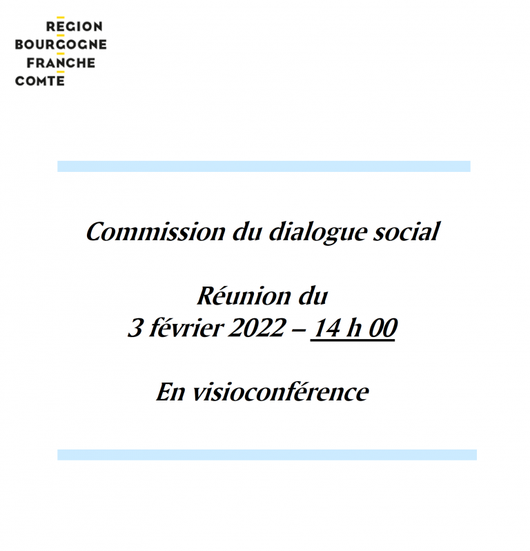 Ordre du jour de la CDS du 3 février 2022