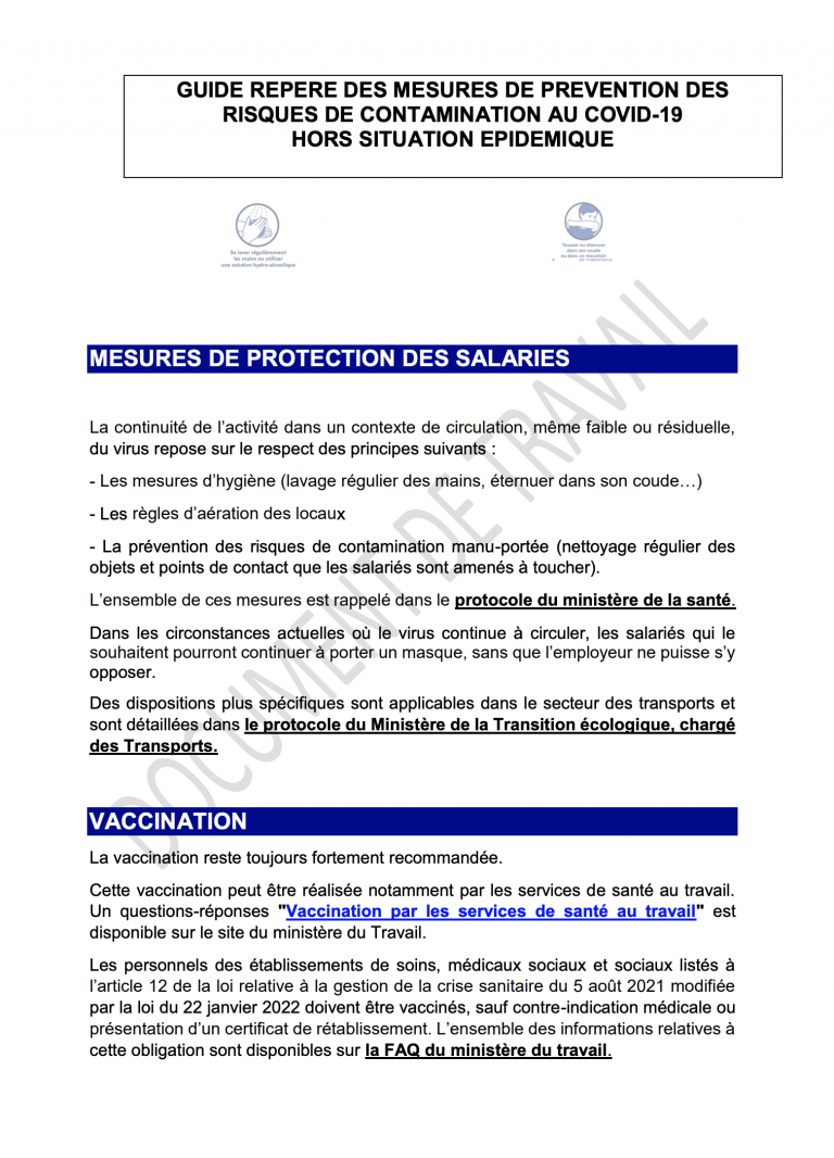 14 mars : 2 allégements majeurs des contraintes sanitaires #Covid-19