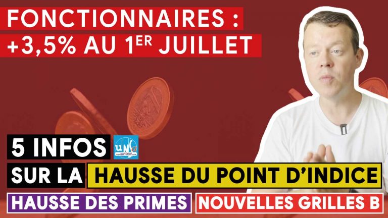 Hausse du point d’indice de 3,5%, conséquences, mise en oeuvre, nouvelles primes, modifications des grilles des catégories B…