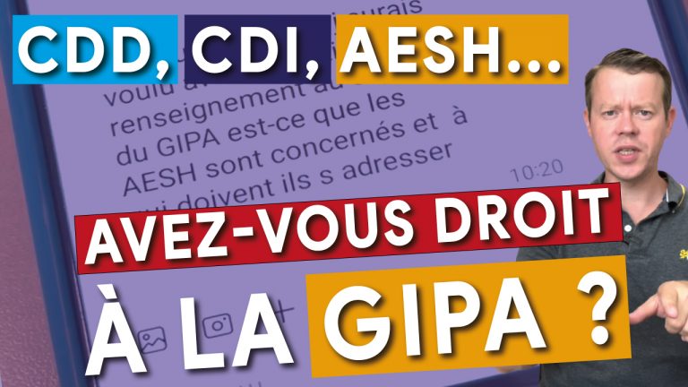 🎬 Tadaaaaaa 📹  Contractuels, CDD, CDI, AESH… avez-vous droit à la prime GIPA 2022 ? #fonctionnaires #contractuels