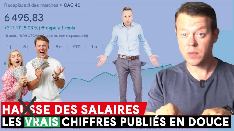 🎬 Tadaaaaaa 📹  Hausse des salaires, les vrais chiffres publiés le 12 août #salarié #DARES (#week-end gâché)