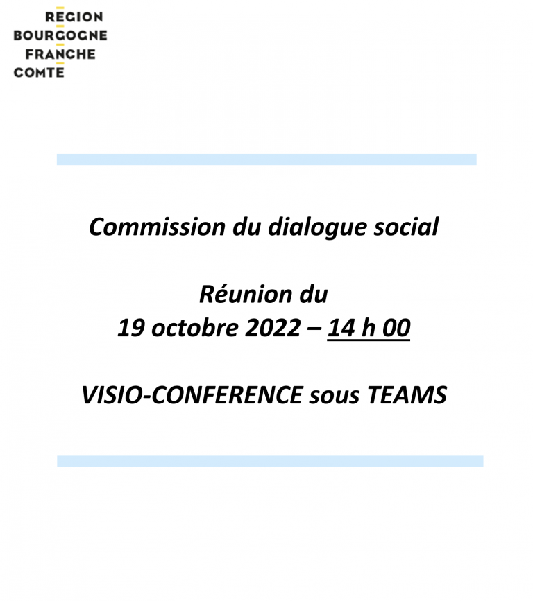 Prochaine CDS du 19 octobre 2022