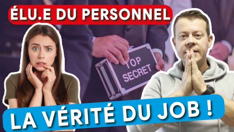 Elu.e du personnel, la vérité du job ! 😨 😱 🤷 ⌛ 🕚 💶