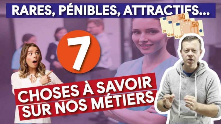 Rares, pénibles, attractifs… 7 choses à savoir absolument sur nos métiers