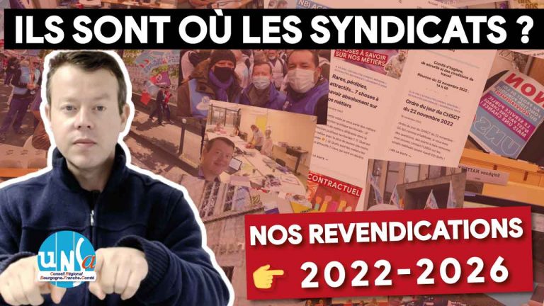 Ils sont où les syndicats ? #UNSA  👉 Nos revendications 2022-2026