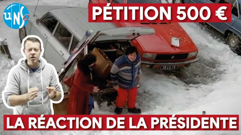 500 € pour les agents. La réaction de la Présidente.