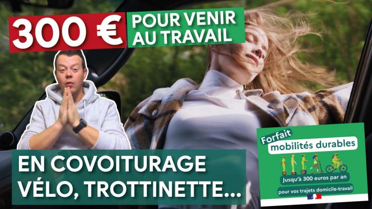 300 € pour venir au travail en covoiturage, vélo, trottinette…