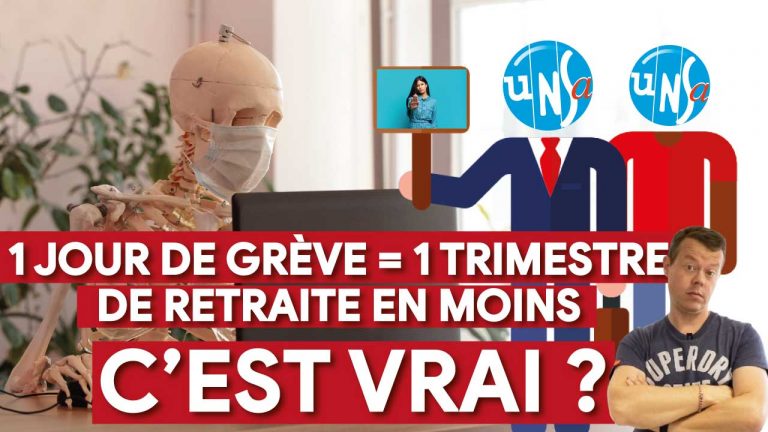 1 jour de grève = 1 trimestre de retraite en moins 😱 C’est vrai ? #unsa #retraite #FPT