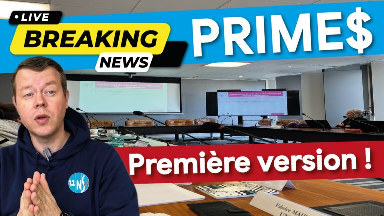 📢 HAUSSE DES PRIMES à la Région ⚠️ : l’administration nous présente la première version ! 🧐 …