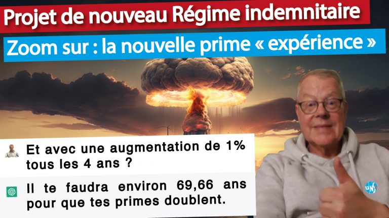 Projet de nouvelles primes à Région : zoom sur le projet de prime « reconnaissance de l’expérience » (⚠️ encore en négo.)