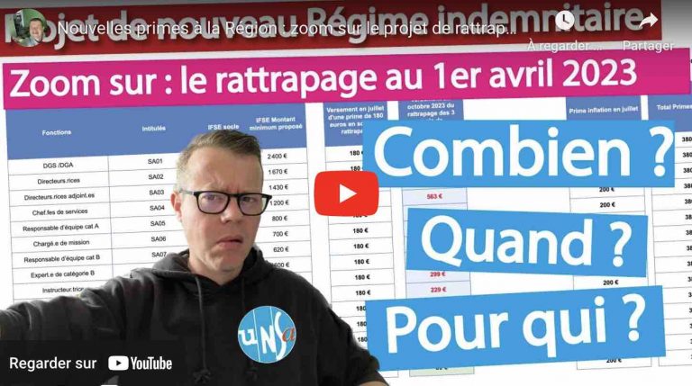 Nouvelles primes à la Région : zoom sur le projet de rattrapage au 1er avril (⚠️ encore en négo.)