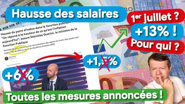 💶 Hausse de salaire : êtes-vous concerné par l’augmentation de 13% annoncée par le Ministre de la Fonction Publique Stanislas Guérini ?