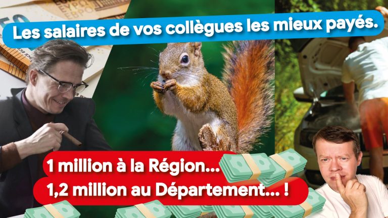 Tadaaaa… 1 million d’euros de salaire à la Région 😱 Vacances. Panne de voiture & Écureuil.