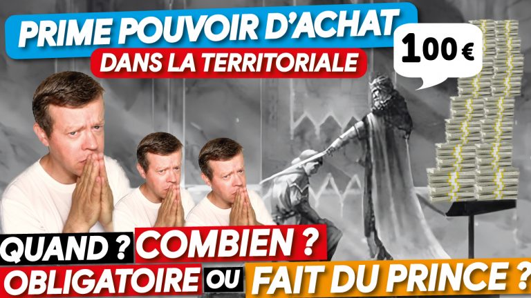Prime de 800 € 💶 dans la territoriale, les dernières informations sur son versement