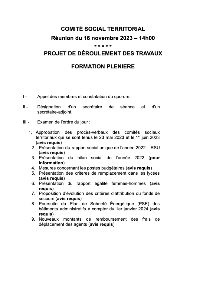 Le dialogue social à l’épreuve pour le prochain comité social territorial