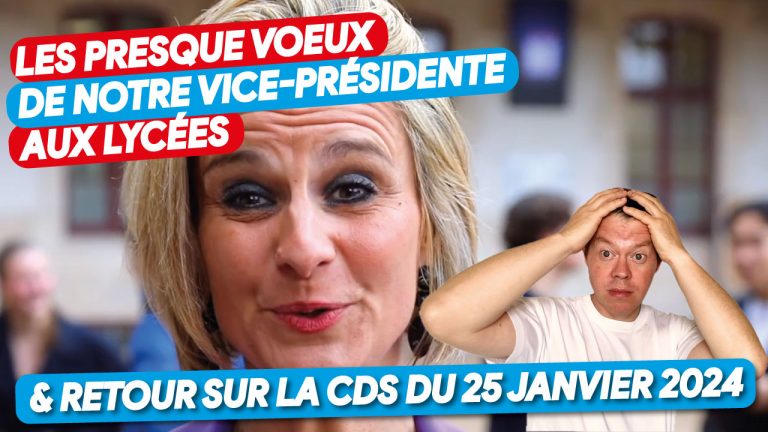 Retour sur la CDS du 25 janvier et les « presque voeux » de la vice-présidente aux lycées