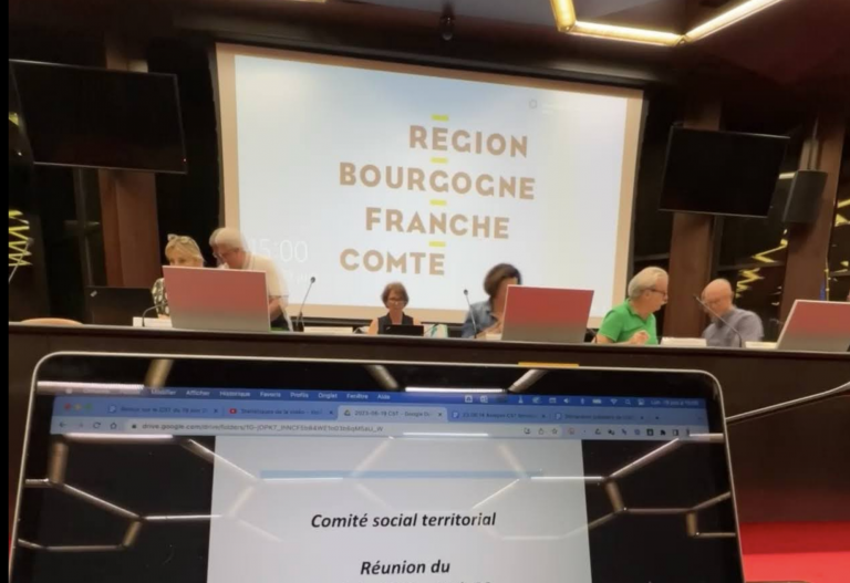 Ordre du jour du Comité Social Territorial (CST) du 27 mai 2025