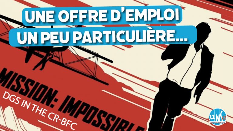 Qui veut être notre prochain DGS ? (attention c’est pas facile)