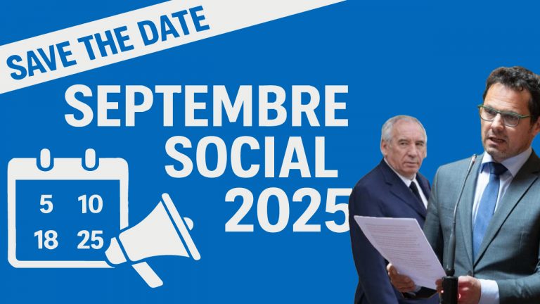 Bayrou, Durain, Dufay, blocages, grèves: le mois de septembre social et syndical en BFC#agenda 💪 ⤵️