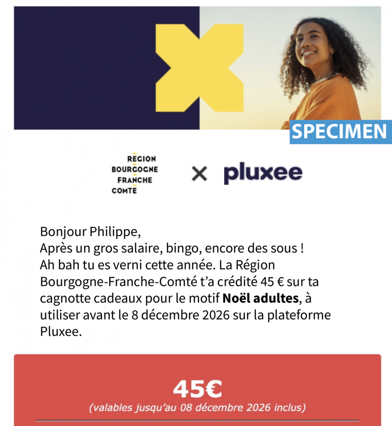 Les 45 € arrivent !