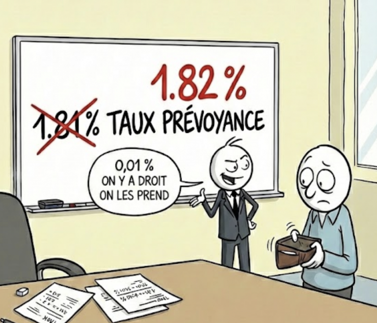 ⚠️ Augmentation surprise (et délirante) des cotisations de la prévoyance !