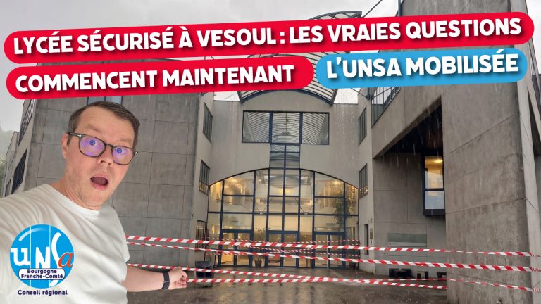 Lycée des Haberges : risque d’effondrement, décision de suspendre l’activité du lycée en raison de fragilités structurelles graves sur les bâtiments 🚨🚨🚨