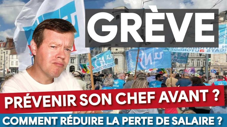 Faut-il prévenir son chef avant de faire grève ? Comment réduire la perte de salaire ? #fpt #unsa #REPLAY