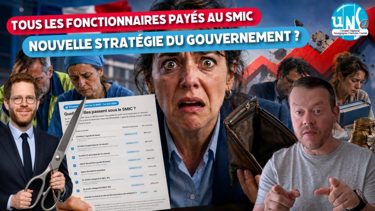 C,B, A, A+ ➡️ Tous au SMIC ! La nouvelle stratégie du Gouvernement ?