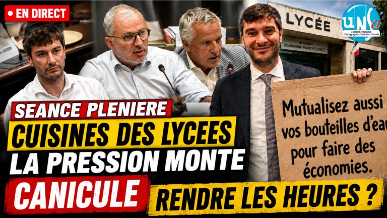 A la Région, ils veulent faire récupérer les heures perdues à cause de la canicule…