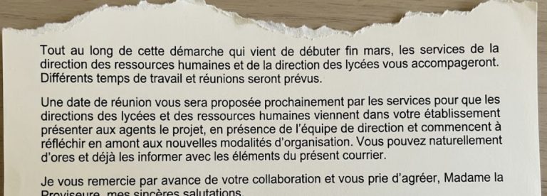 Fermeture dans les lycées, VP Lycées, COUAC, absence de concertation, FEADER… Retour sur le CST du 28 mai 2026